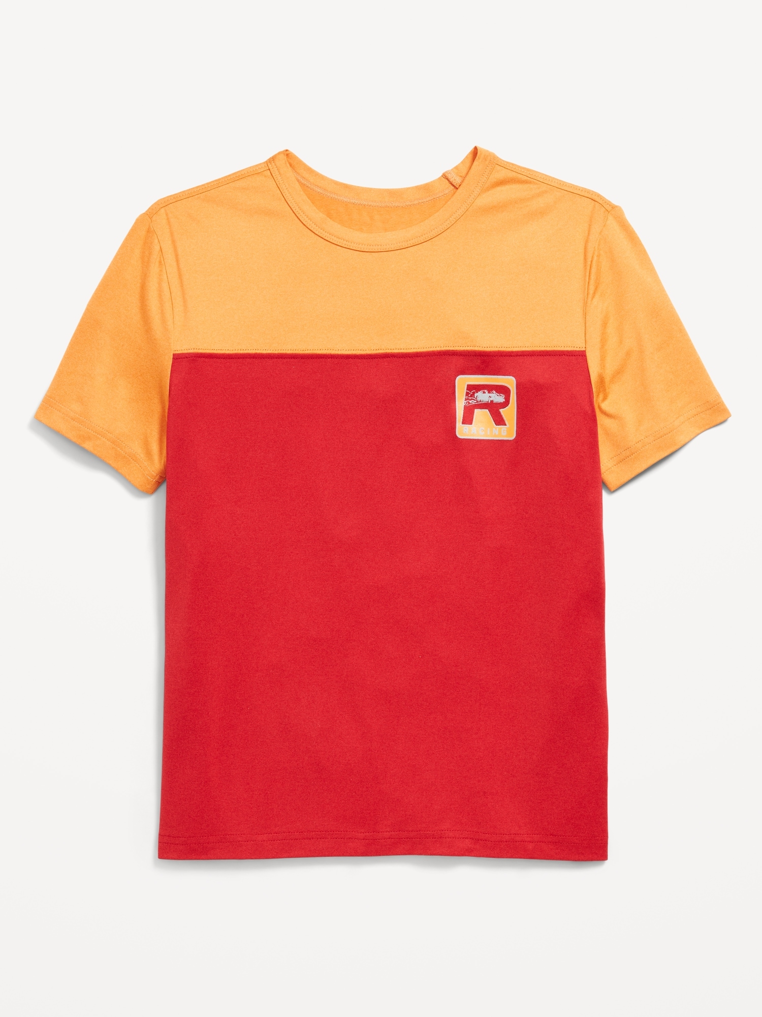 CloudMotion Color-Block Graphic T-Shirt for Boys