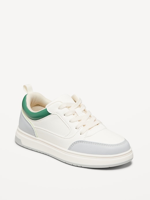 View large product image 1 of 4. Faux-Leather Sneakers for Boys