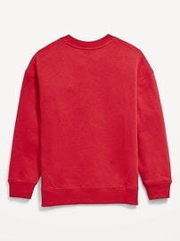 View large product image 3 of 3. Oversized Graphic Fleece Crew-Neck Sweatshirt for Boys