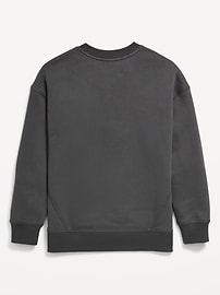 View large product image 3 of 4. Oversized Graphic Fleece Crew-Neck Sweatshirt for Boys