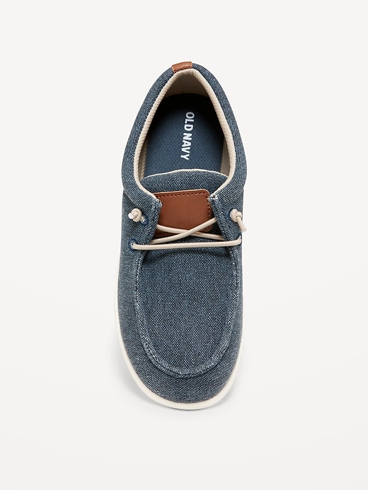 View large product image 2 of 4. Slip-On Knit Deck Shoes for Boys