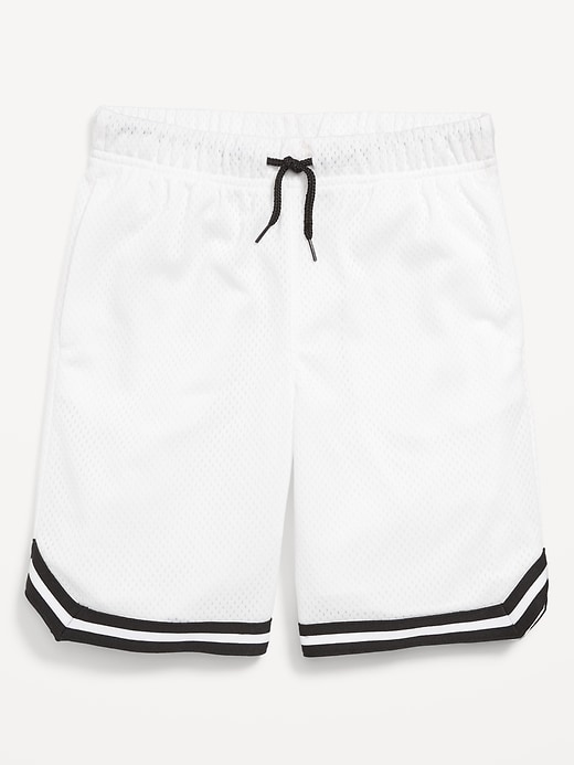 View large product image 1 of 1. Mesh Basketball Shorts for Boys (At Knee)