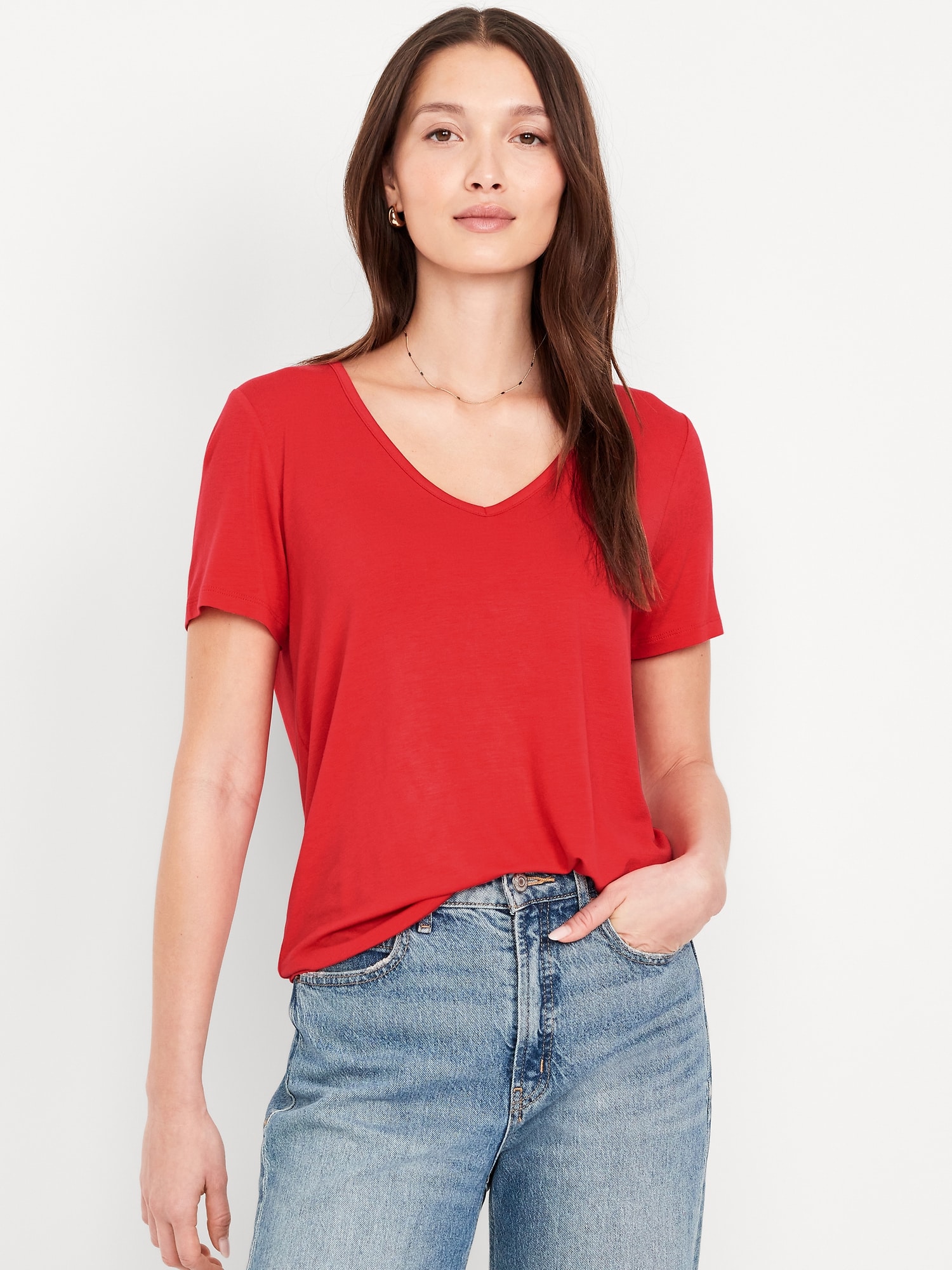 Luxe V-Neck T-Shirt