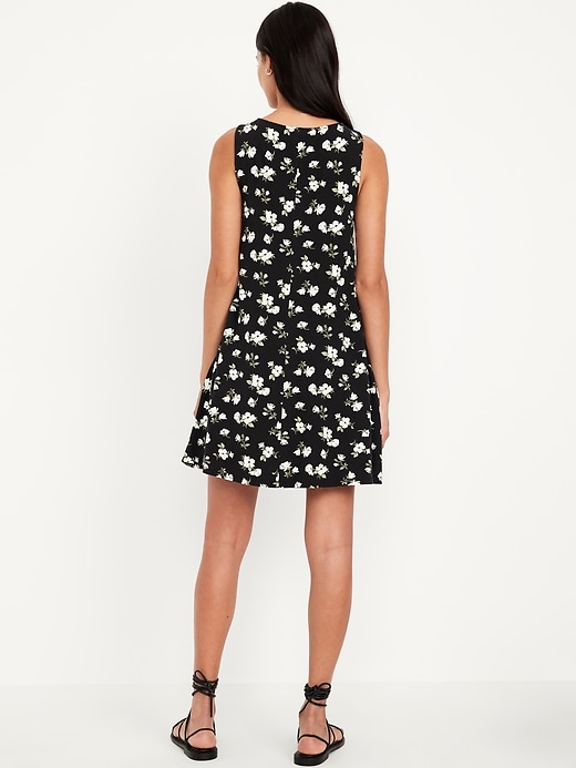 Image number 2 showing, Sleeveless Mini Swing Dress