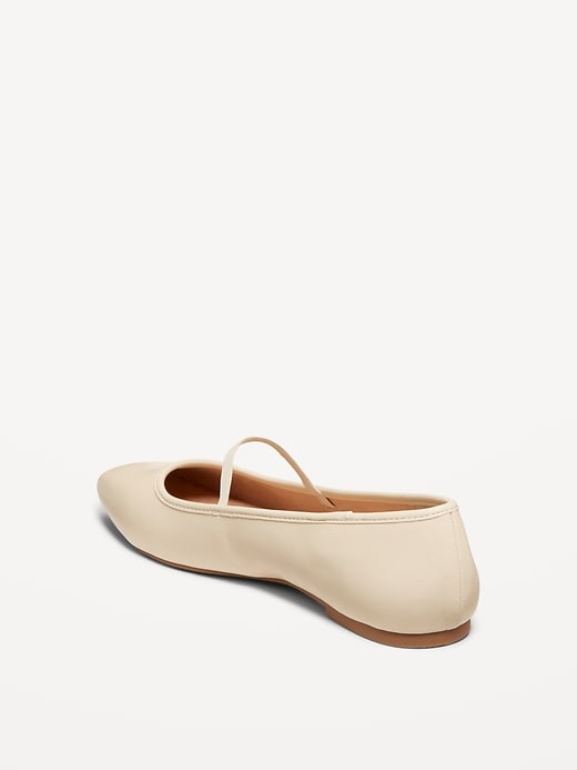 Image number 5 showing, Mary Jane Square-Toe Ballet Flats