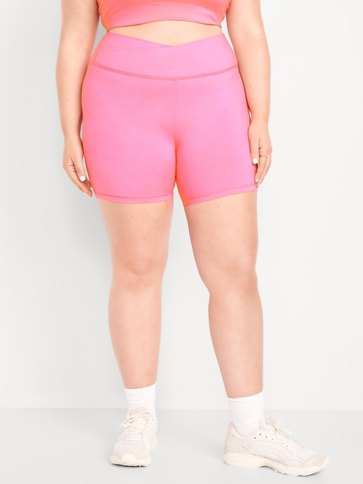 Image number 6 showing, Extra High-Waisted CloudComfy Biker Shorts -- 6-inch inseam