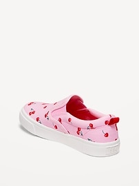 View large product image 4 of 5. Glitter Canvas Slip-On Sneakers for Girls