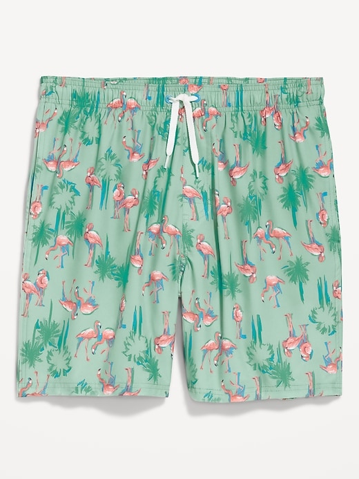 Image number 3 showing, Printed Swim Trunks -- 7-inch inseam