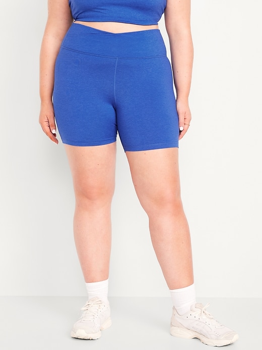 Image number 6 showing, Extra High-Waisted CloudComfy Biker Shorts -- 6-inch inseam