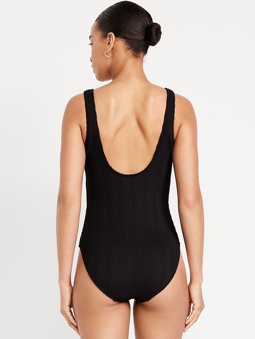 Image number 2 showing, Ribbed One-Piece Swimsuit