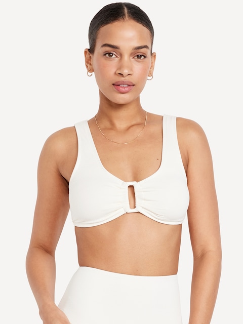 Textured Swim Top