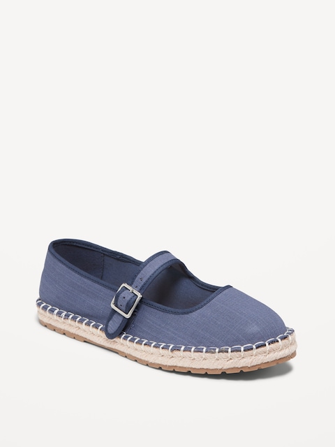 Espadrille Mary Jane Flats