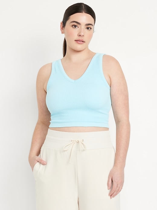 Image number 5 showing, Light Support Seamless Longline Sports Bra