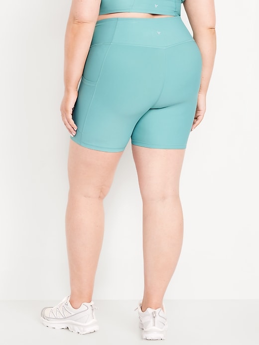 Image number 7 showing, PowerSoft Pocket Biker Shorts -- 6-inch inseam