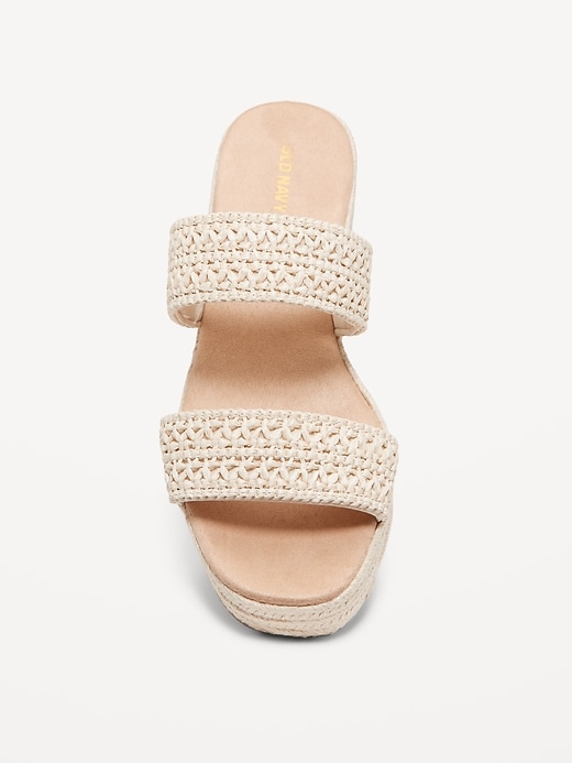 Image number 7 showing, Double-Strap Espadrille Sandals