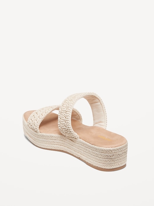 Image number 5 showing, Double-Strap Espadrille Sandals