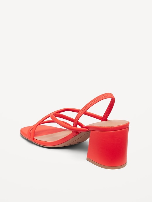 Image number 4 showing, Strappy Block Heel Sandals