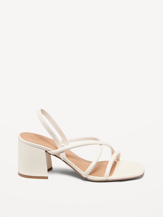 Image number 4 showing, Strappy Block Heel Sandals