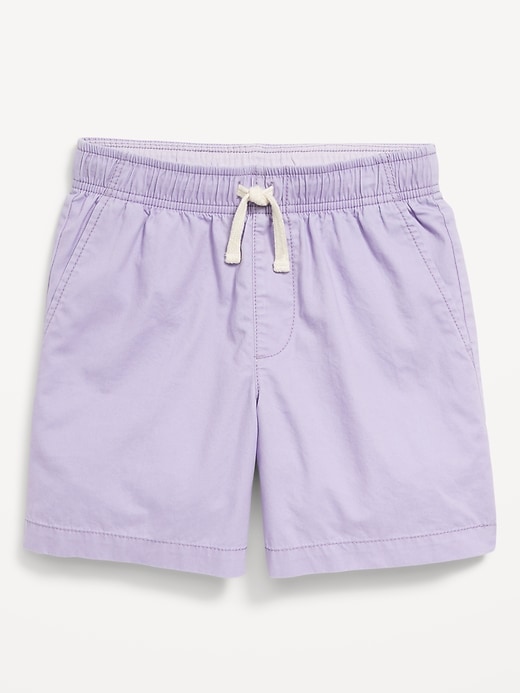 View large product image 2 of 3. Above Knee Twill Pull-On Shorts for Boys