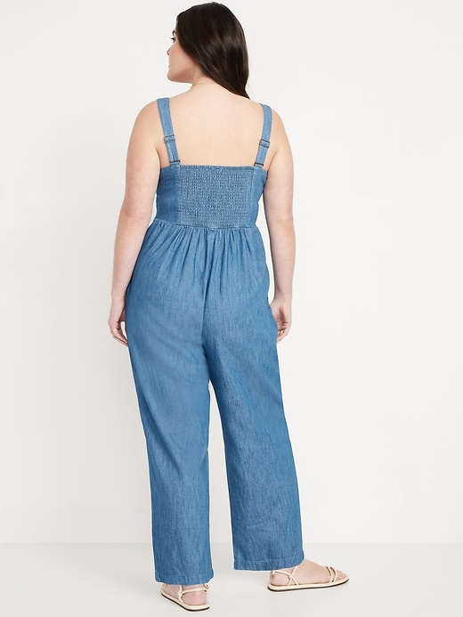 Image number 5 showing, Button-Front Cami Jumpsuit