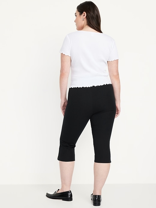 Image number 5 showing, Extra High-Waisted Polished Pixie Capri Pants