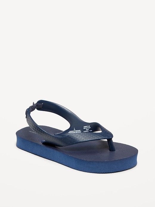 View large product image 1 of 2. Flip-Flop Sandals for Toddler Boys (Partially Plant-Based)