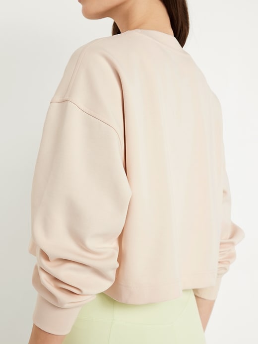 Image number 6 showing, Dynamic Fleece Oversized Crop Sweatshirt