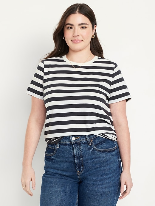 Image number 5 showing, EveryWear Crew-Neck Striped T-Shirt