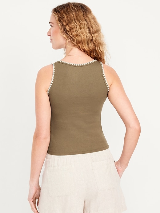 Image number 2 showing, Embroidered Tank Top