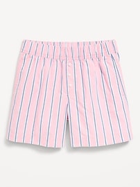 View large product image 4 of 6. Lightweight Printed Poplin Shorts for Girls