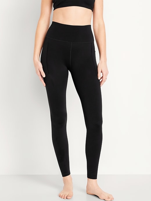 Image number 1 showing, High-Waisted StudioSmooth 7/8 Pocket Leggings