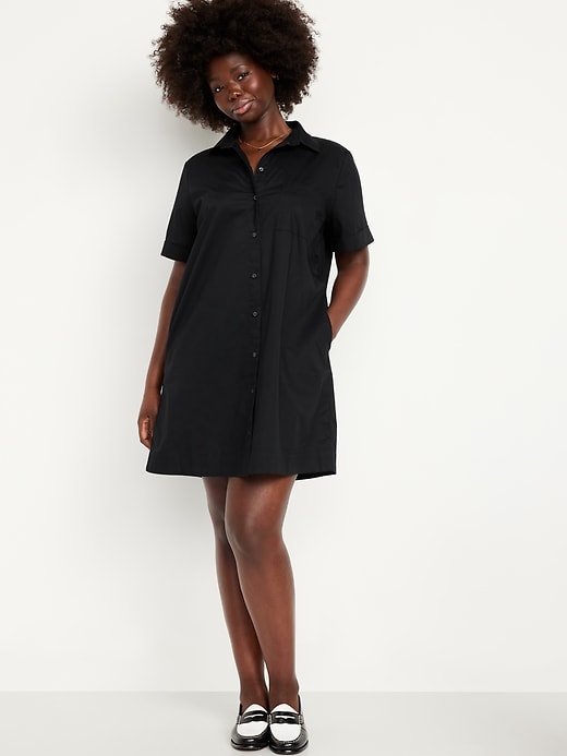 Image number 4 showing, Button-Down Mini Shirt Dress