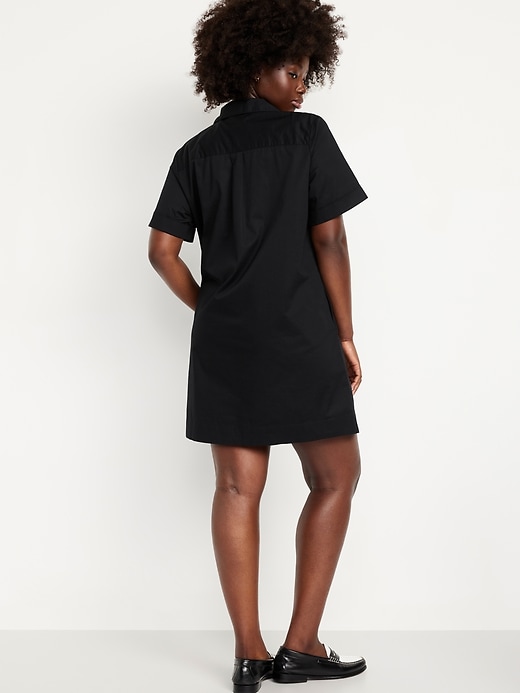 Image number 5 showing, Button-Down Mini Shirt Dress