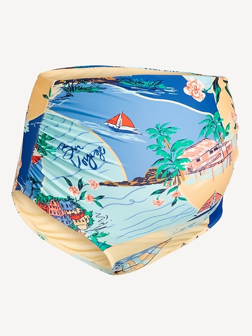 Image number 8 showing, Maternity High-Waisted Swim Bottoms