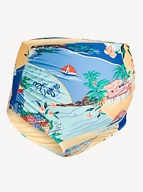 L'image numéro 2 présente Culotte de baignade à taille haute de maternité