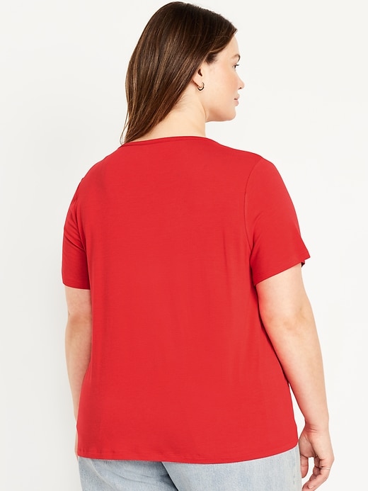 Image number 8 showing, Luxe V-Neck T-Shirt