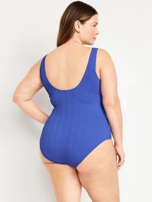 Image number 8 showing, Ribbed One-Piece Swimsuit