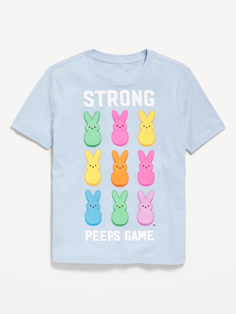 PEEPS® Gender-Neutral Graphic T-Shirt for Kids - Blue