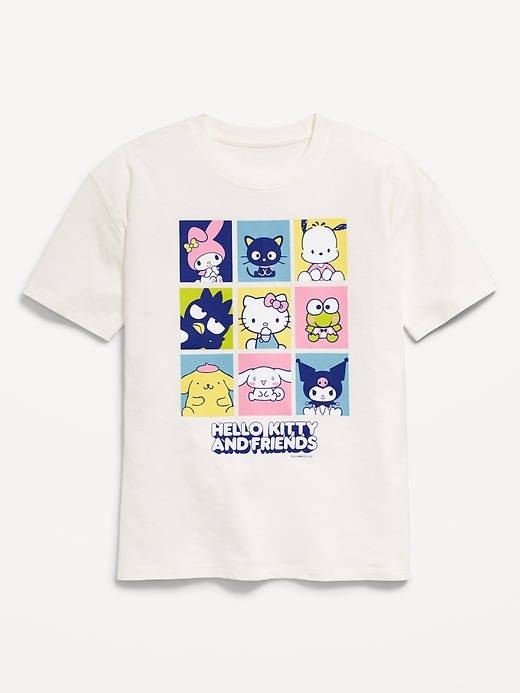 View large product image 2 of 2. Hello Kitty® Oversized Graphic T-Shirt for Girls