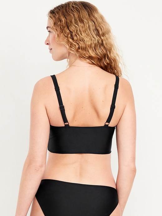 Image number 2 showing, Matte Longline Balconette Swim Top