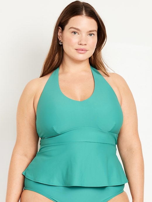 Image number 7 showing, Matte Tankini Swim Top