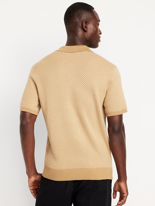 Image number 2 showing, Short-Sleeve Herringbone Polo