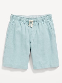 View large product image 4 of 6. Knee Length Linen-Blend Shorts for Boys