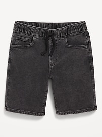 View large product image 4 of 4. Pull-On Built-In Flex Knee Length Jean Shorts for Boys