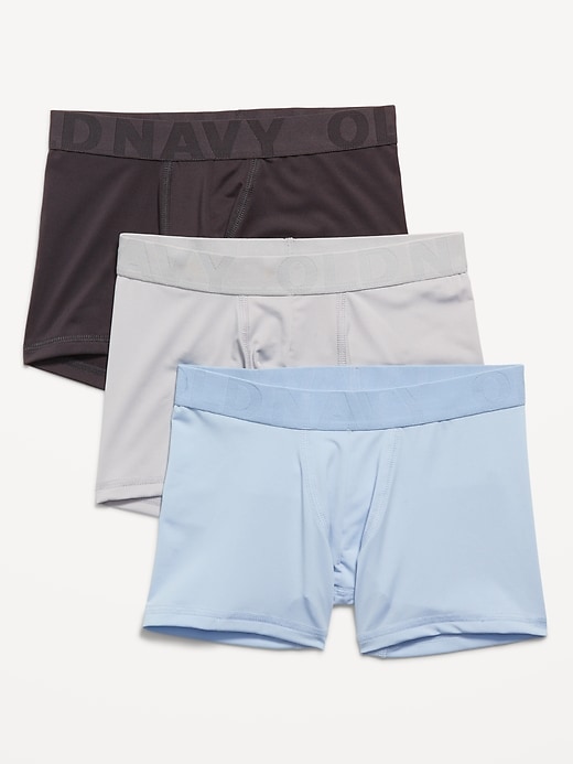 View large product image 1 of 1. Go-Dry Boxer-Briefs Performance Underwear 3-Pack for Boys