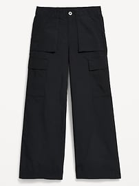 View large product image 4 of 4. Loose Poplin Cargo Pants for Girls