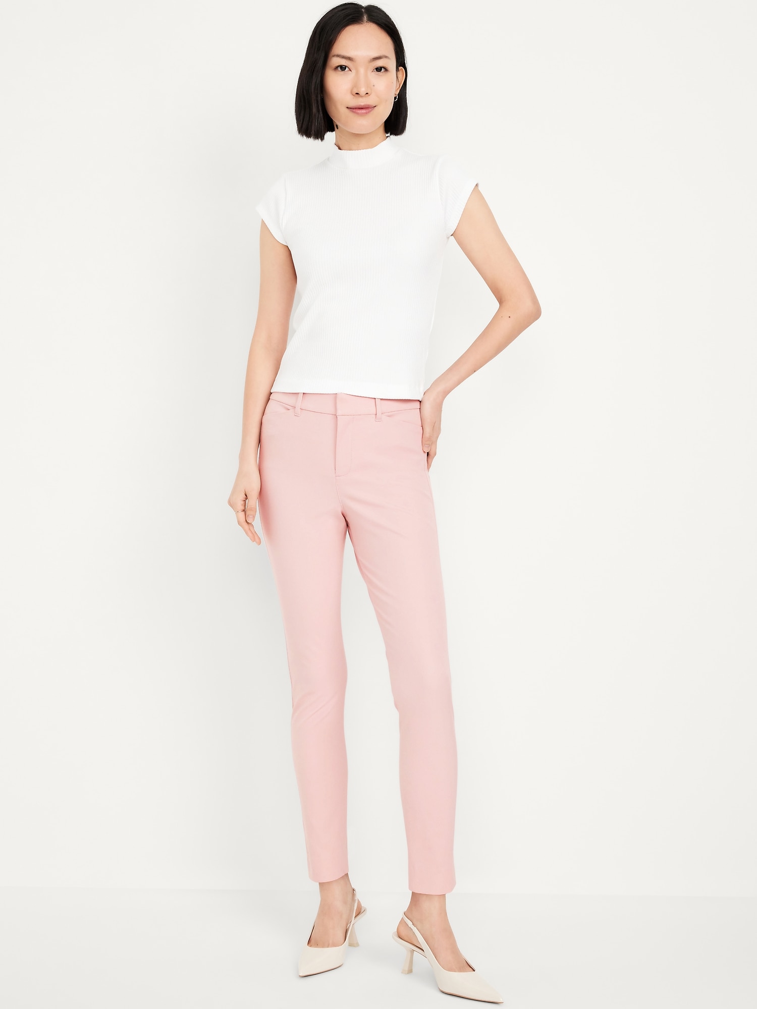 High-Waisted Pixie Skinny Ankle Pants