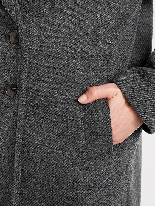 Image number 5 showing, Oversized Belted Coat
