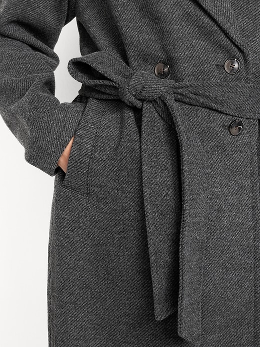 Image number 6 showing, Oversized Belted Coat