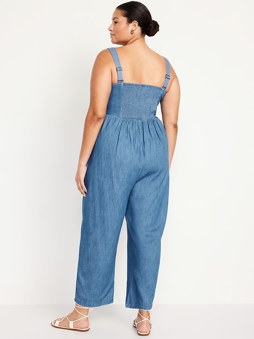 Image number 7 showing, Button-Front Cami Jumpsuit